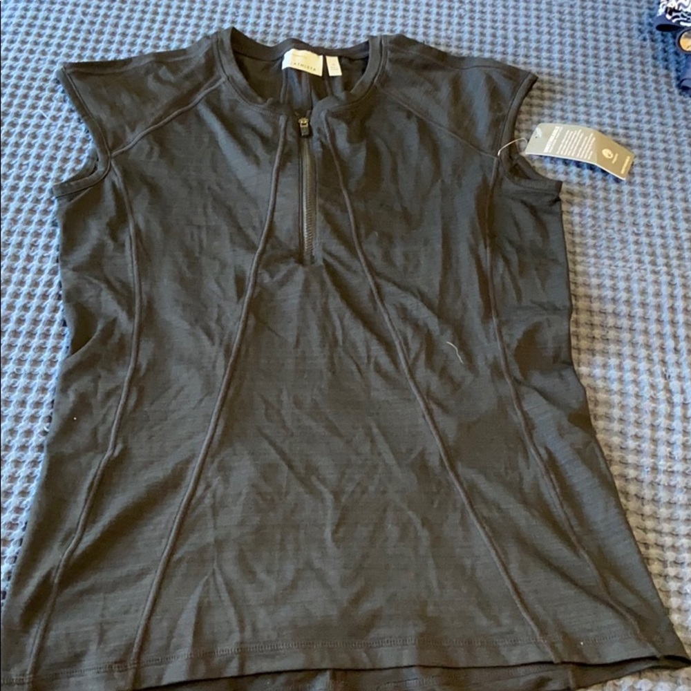 Athleta Black Swim Top